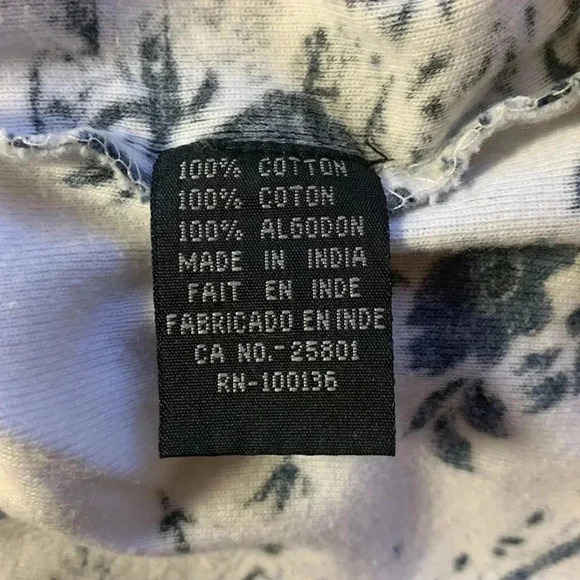 NIKKY NWOT 100% Midweight Cotton Short Sleeve T-shirt  w Beads & sparkle sequins - Picture 5 of 7